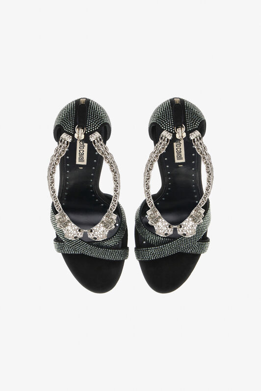 RC Sandali platform con pantere gioiello RC Sandali platform con pantere gioiello Nero OQS032-PCS01