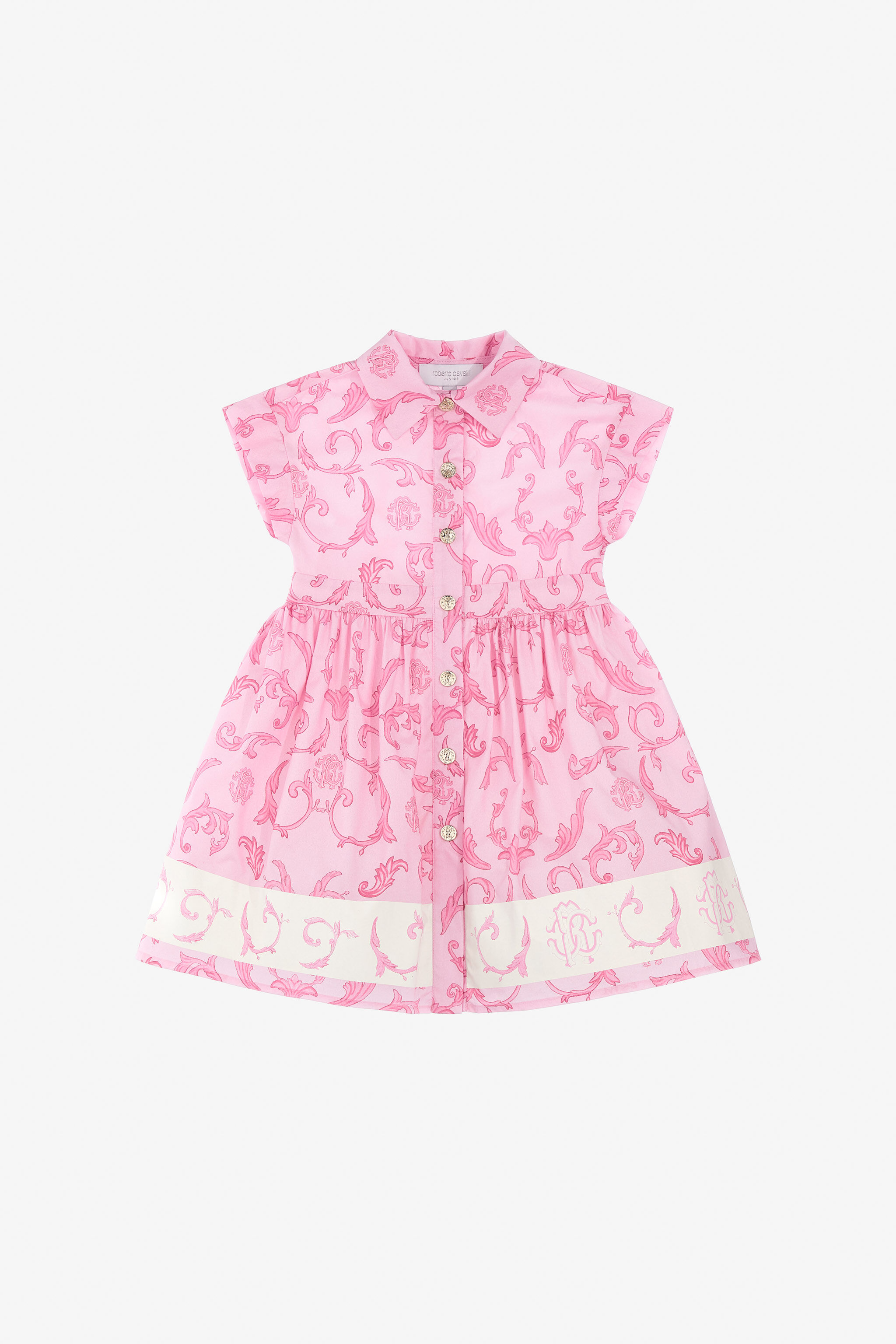 JU Printed Dress Pink SJT173-7ML96