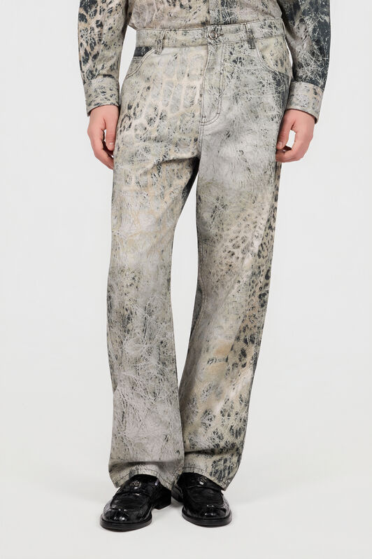 RC Jaguar Print Jeans RC Jaguar Print Jeans GREY/BLACK XNJ210-EAI31