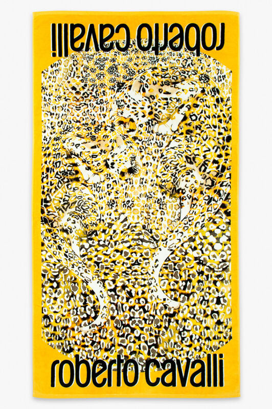 HO Leo Camouflage Print Beach Towel HO Leo Camouflage Print Beach Towel YELLOW UALH05-IH006