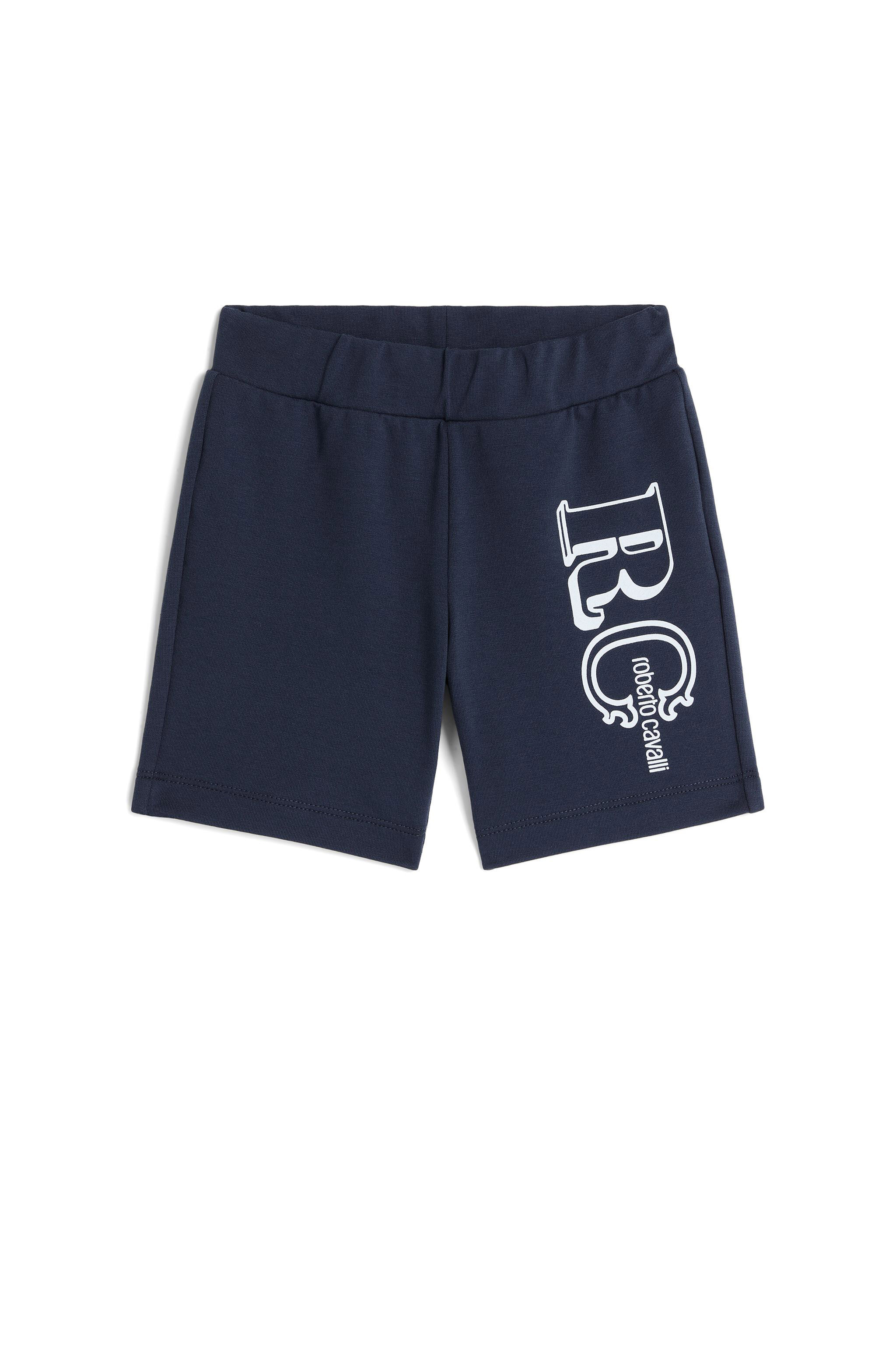 JU Logo-print shorts ENSIGN BLUE/BABYBLUE MJT20D-CF042