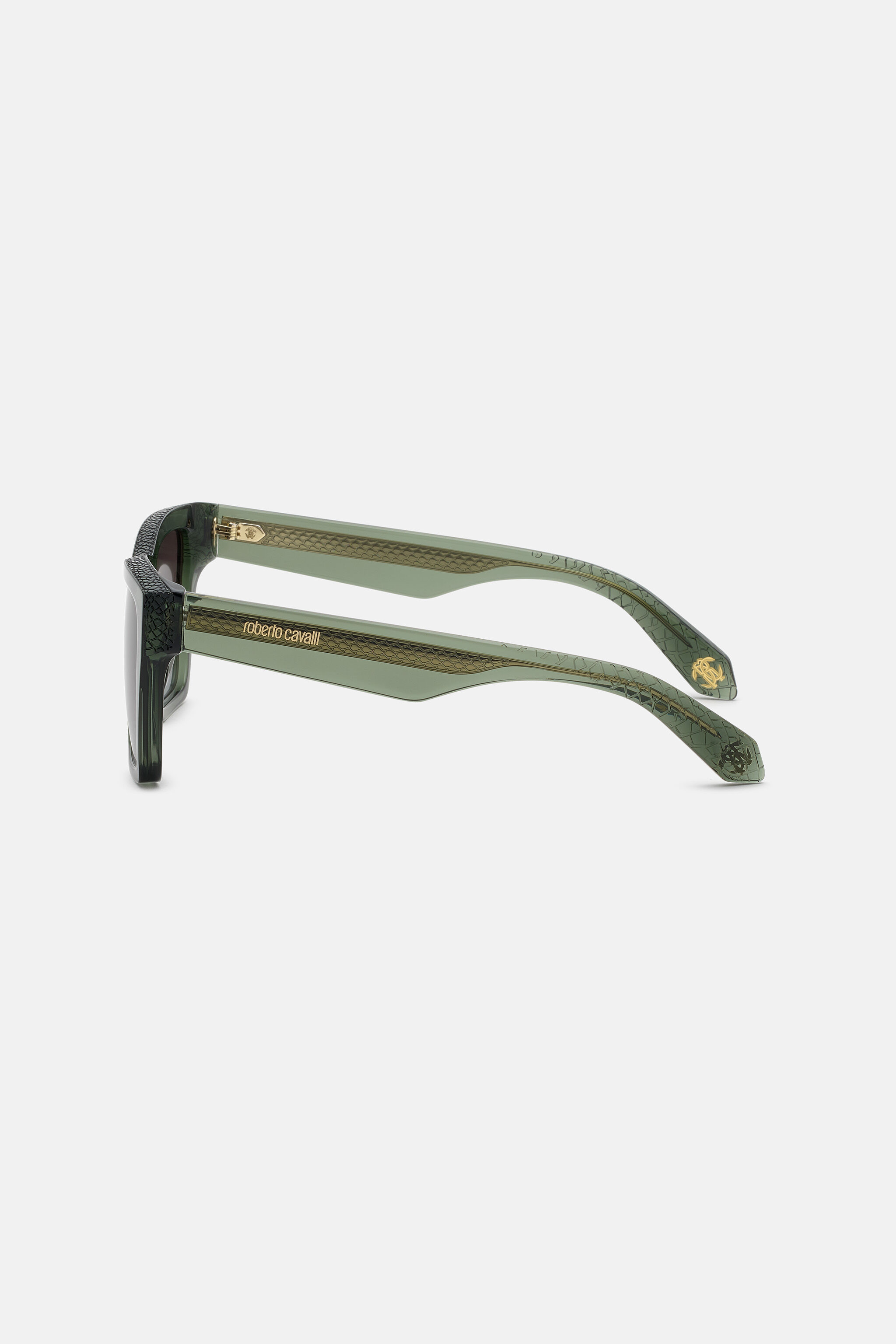RC Sonnenbrille mit rechteckiger Frontform SHINY TRANSPARENT MI VALD08-ID246