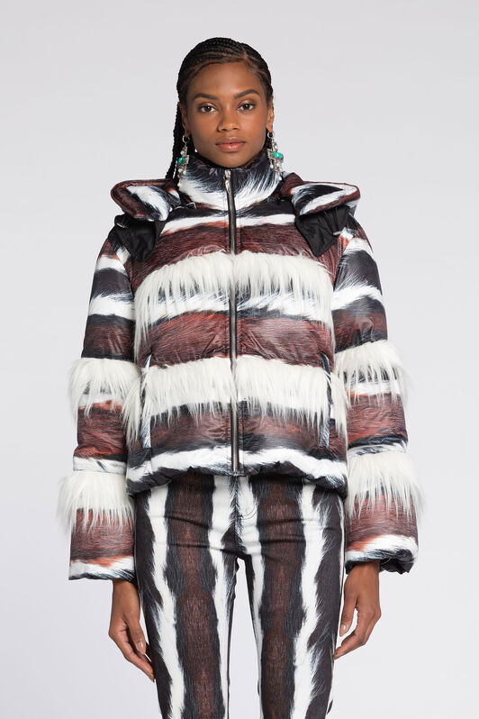 RC Animal-Print Padded Jacket MULTICOLOR RKT803-SRH33