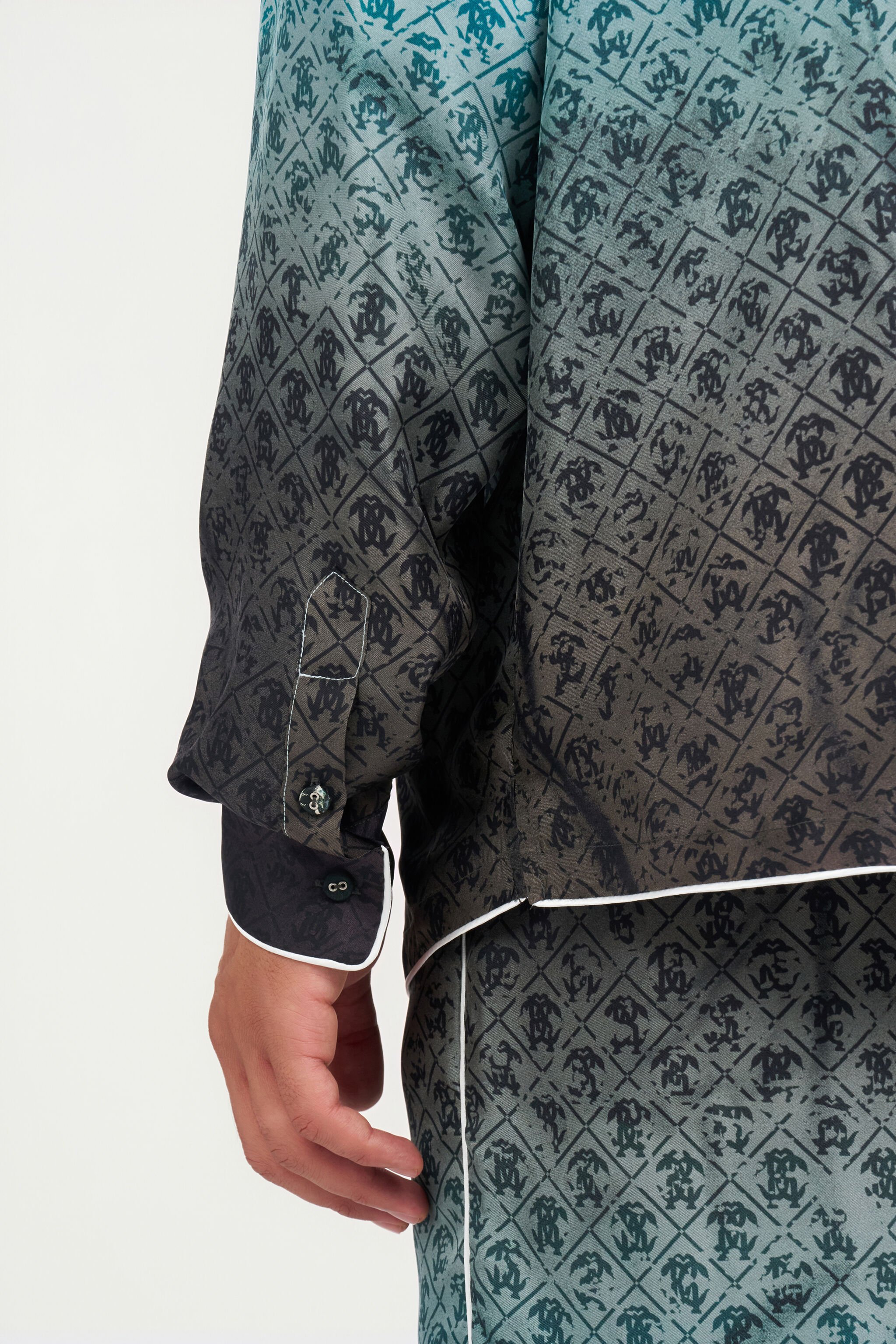 RC Chemise en soie à monogramme ENDLESS SKY WNT725-4QR67