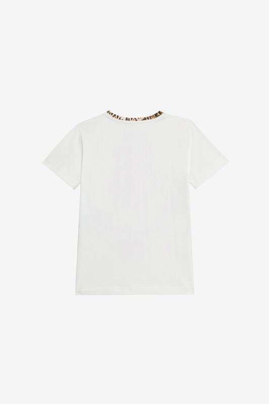 JU Optical White T-Shirt with RC Monogram OPTICAL WHITE VJT62J-JD001