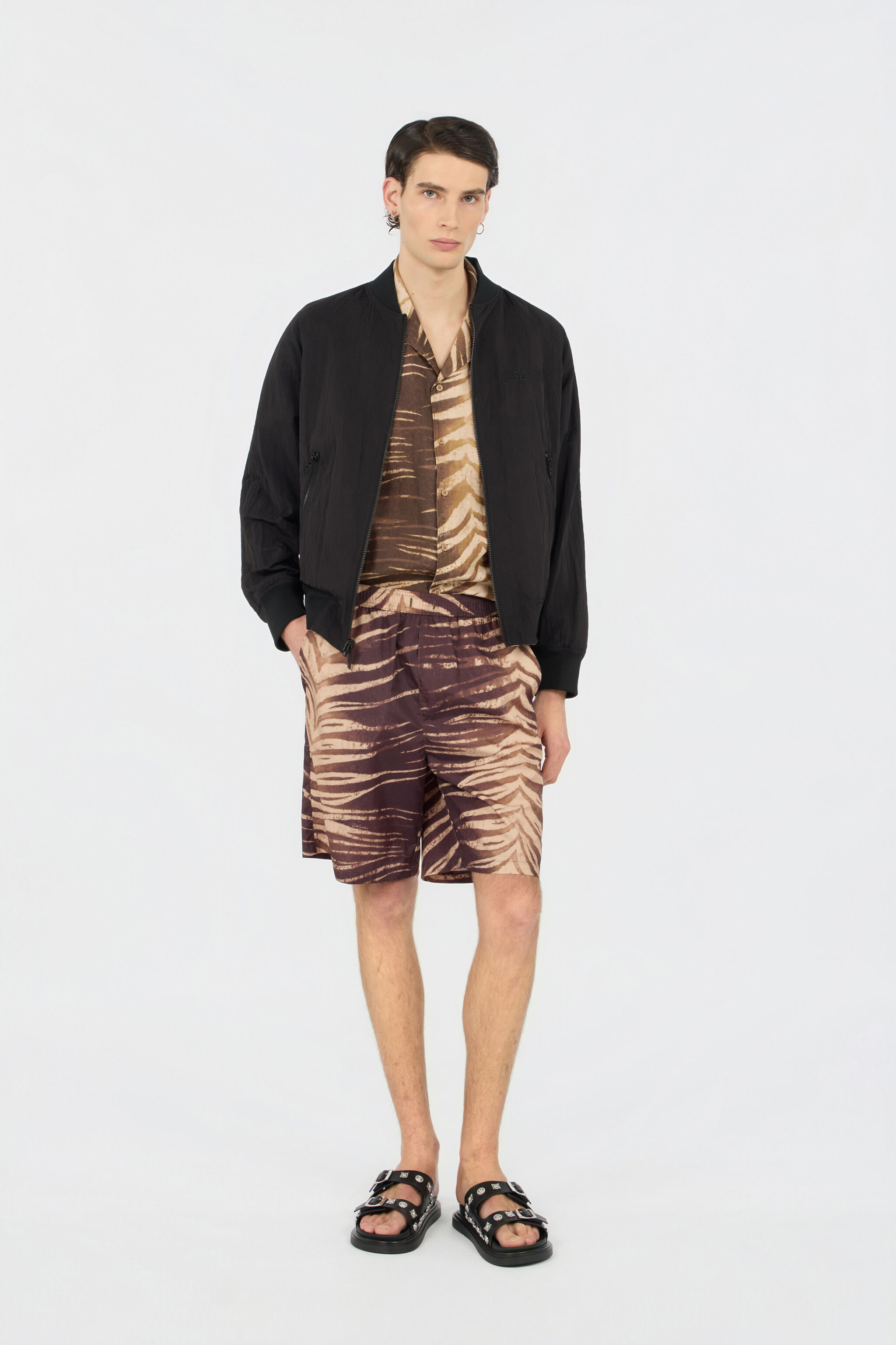 JC Giacca Stampa Natural Barb Nera BLACK WFT129-WF185