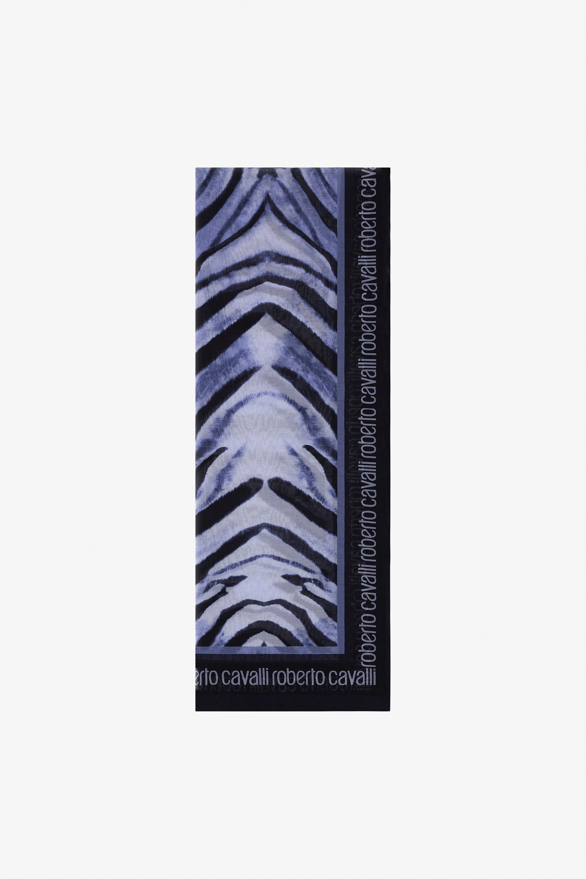 RC Stola Roberto Cavalli con stampa ZEBRA Blu scuro SYI00D-1SL59