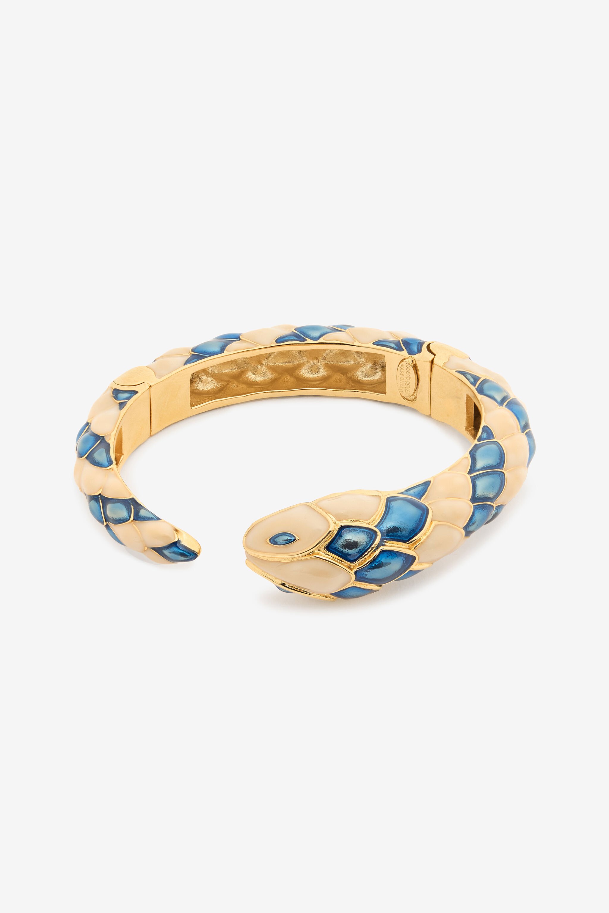 RC Bracciale Rigido Con Serpente Blu UKG021-AM021