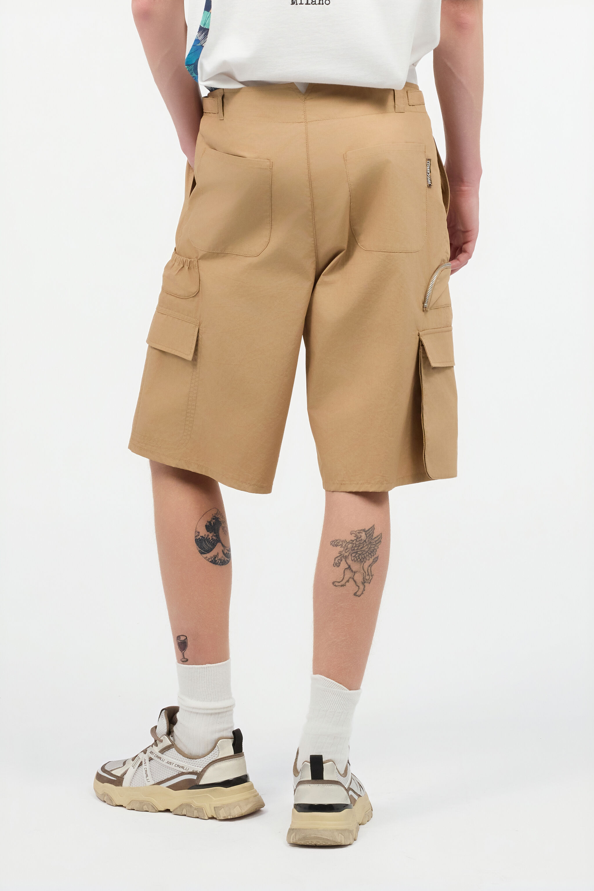 JC Cargoshorts Mit Gürtel Braun UFT012-UF032