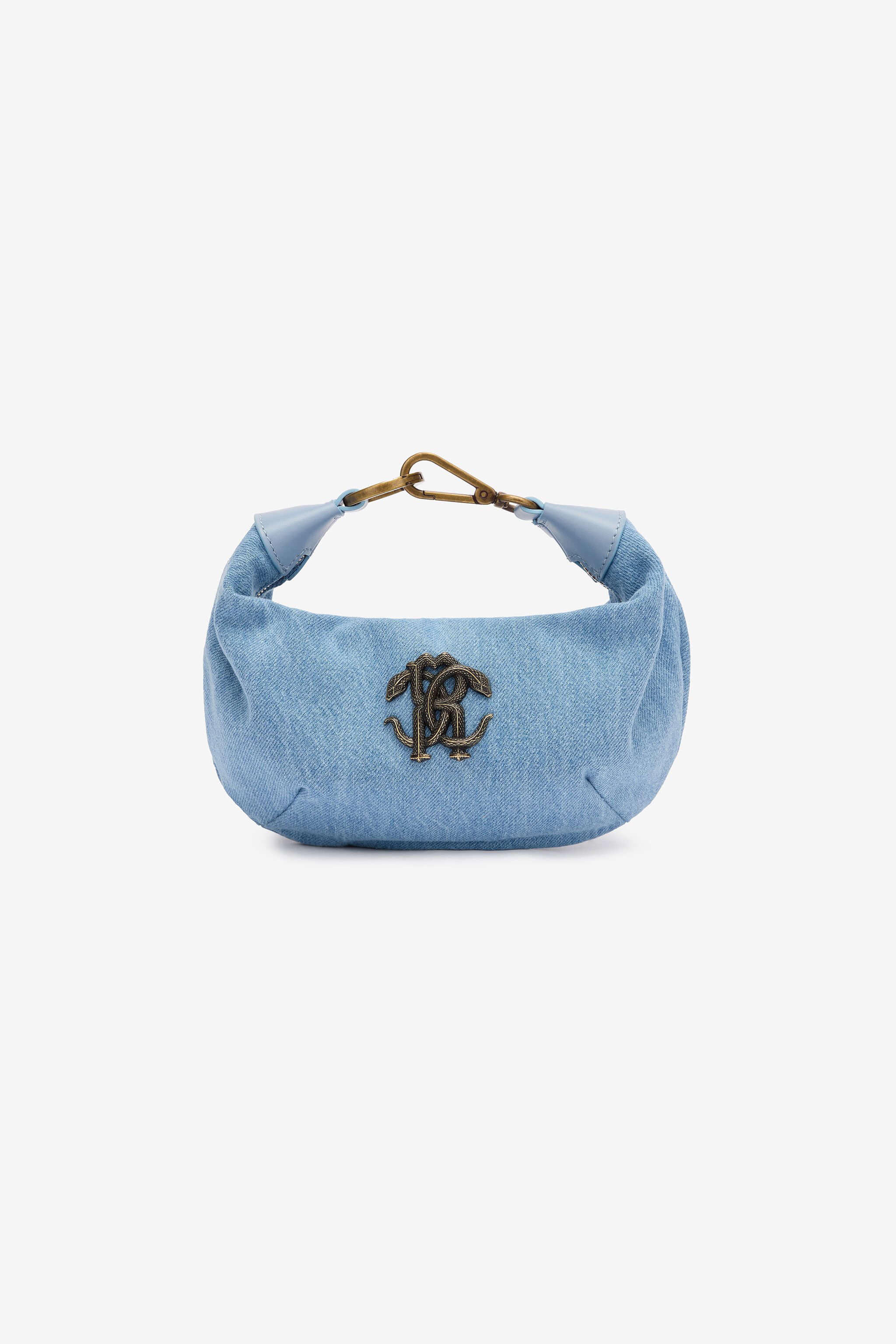 RC Bolso con monograma Mirror Snake MEDIUM BLUE POB00A-DS026