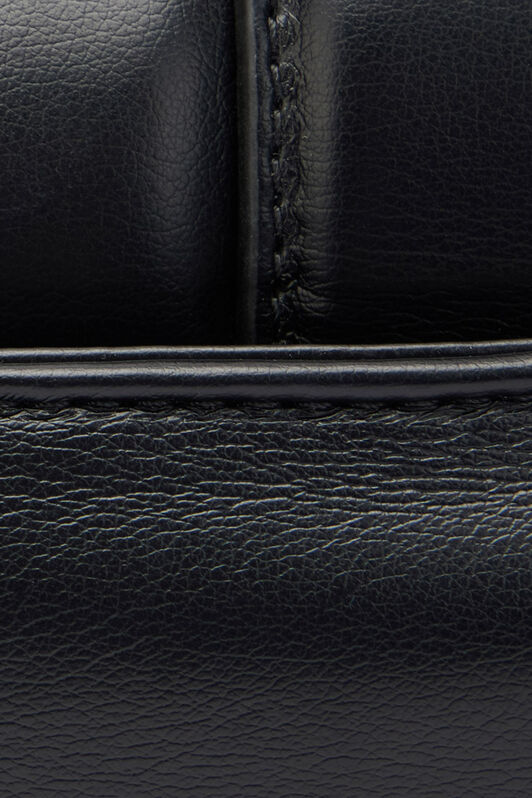 JC Rectangular Bag With Mirror Snake BLACK UFB051-UF420