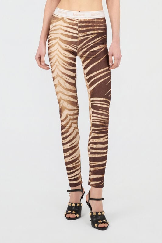 JC Natural Barb Print Leggings SABBIA WFS110-WF536