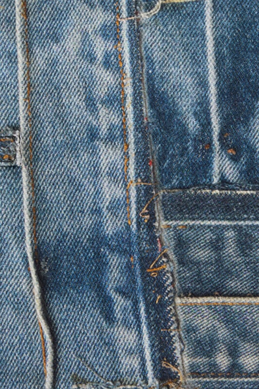 RC Sac porté épaule en patchwork de denim JEANS SKB112-DLL01