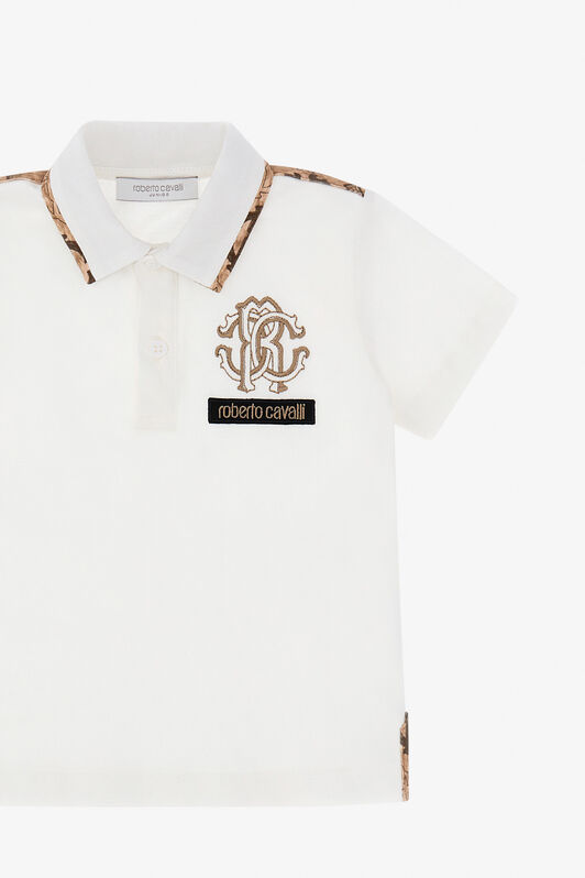 JU RC Logo Polo White TJT639-JD001