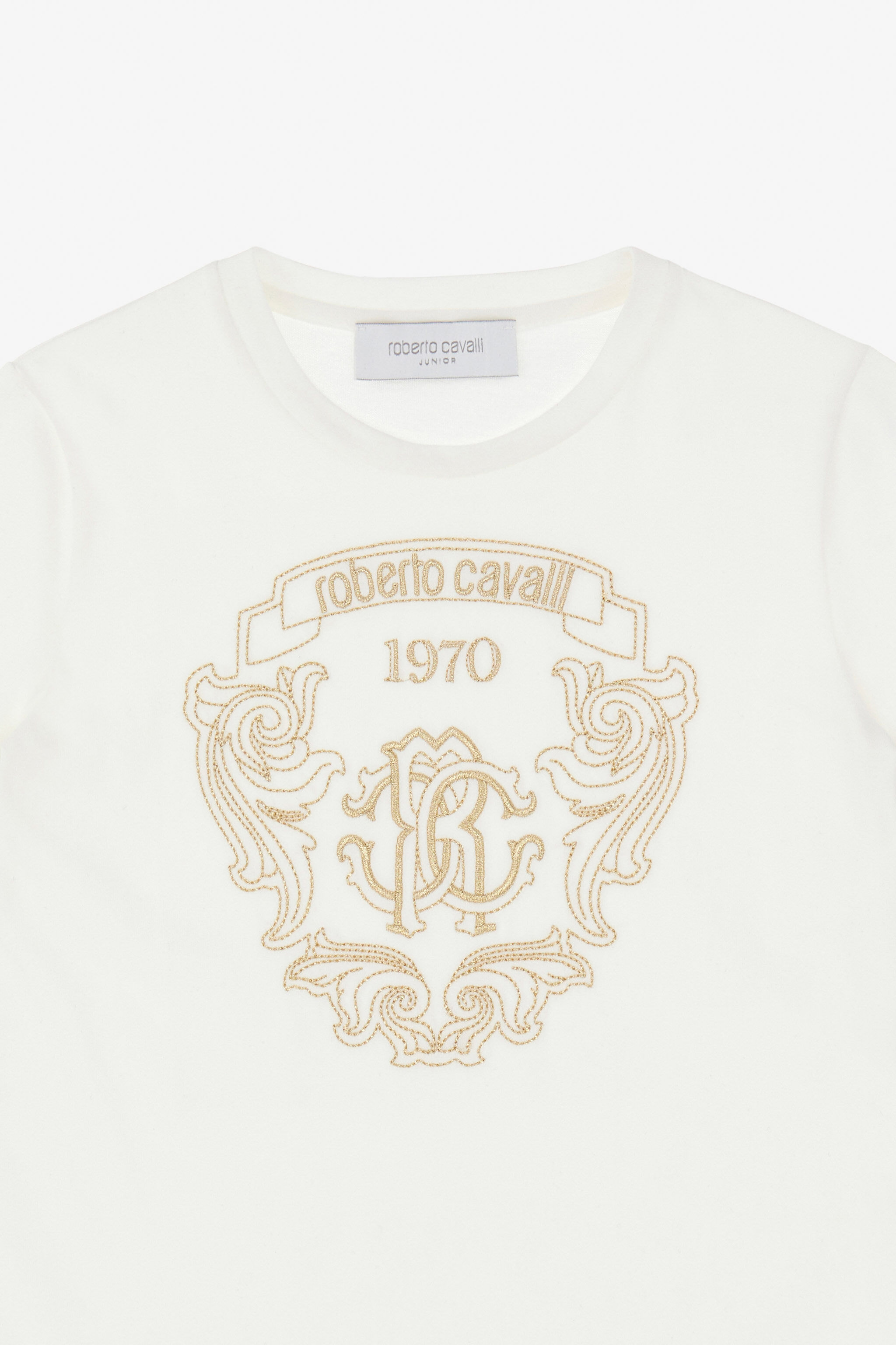 JU T-shirt with RC Logo White TJT64C-JD001