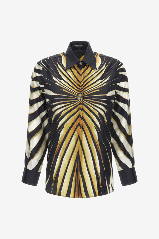 RC Camicia in seta stampa Ray of Gold Oro RWT704-4QI12