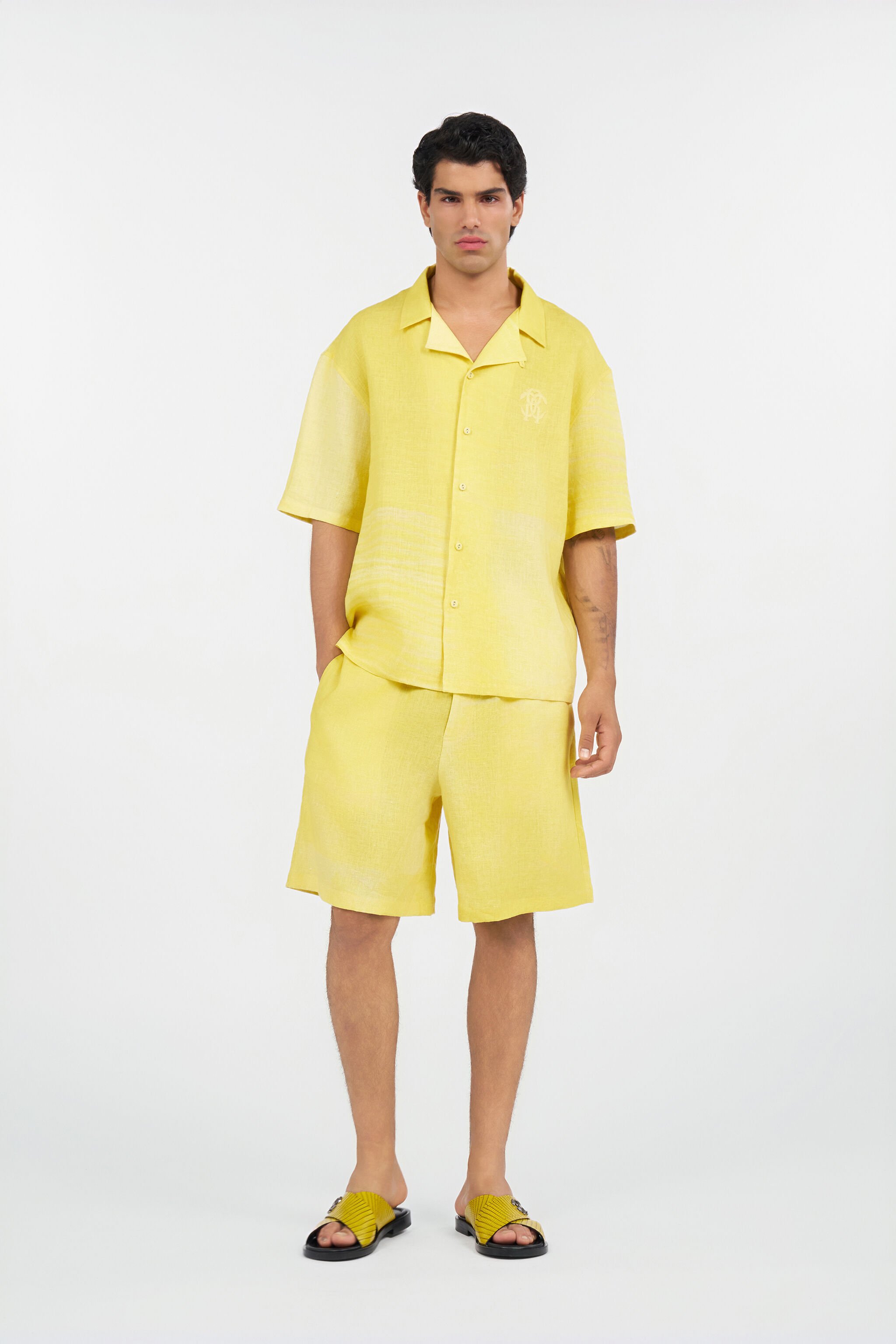 RC Bermuda in Lino YELLOW WNT271-3HR37