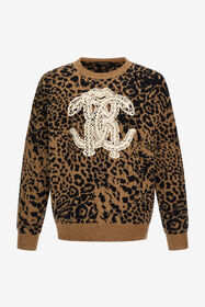 ${brand} Jaguar Skin and Monogram RC print sweater ${colorDescription} ${masterID}