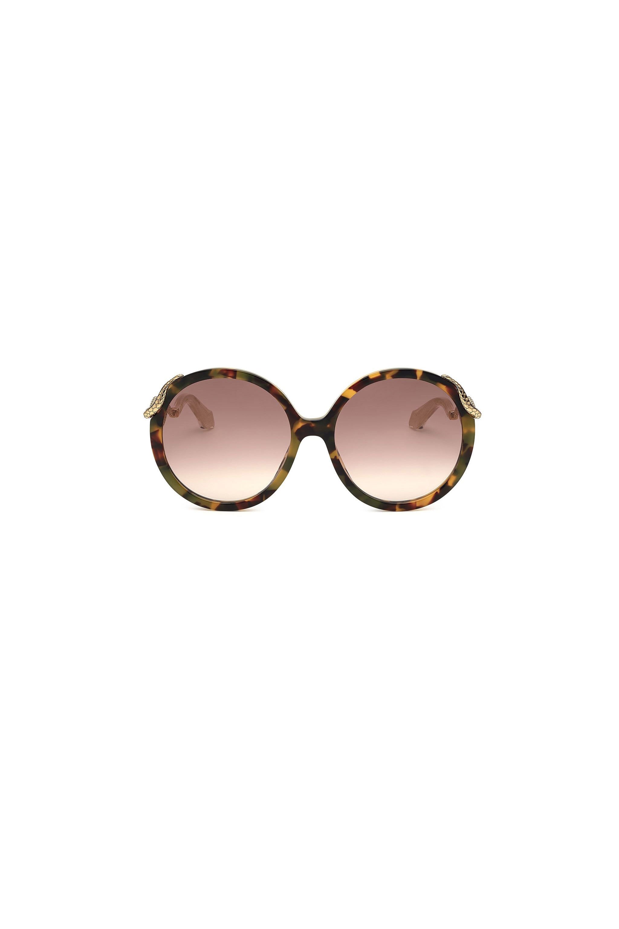 RC Occhiale da sole Roberto Cavalli Snake Collection SHINY VINTAGE HAVANA PD1322-PD188