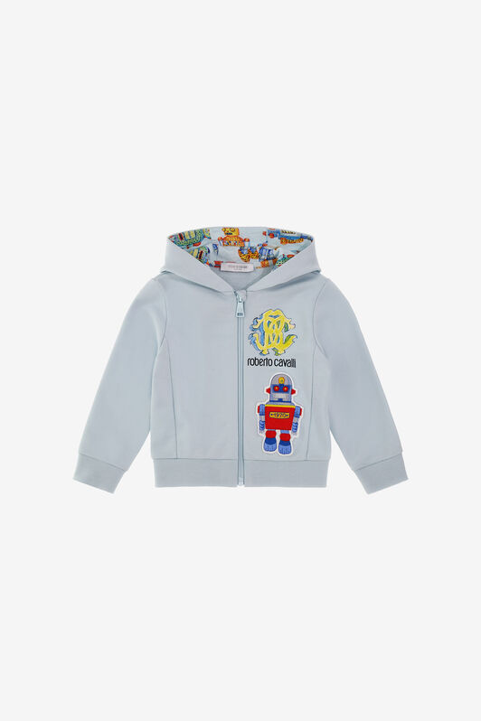 JU Logo Sweatshirt Light blue SJT912-CF050
