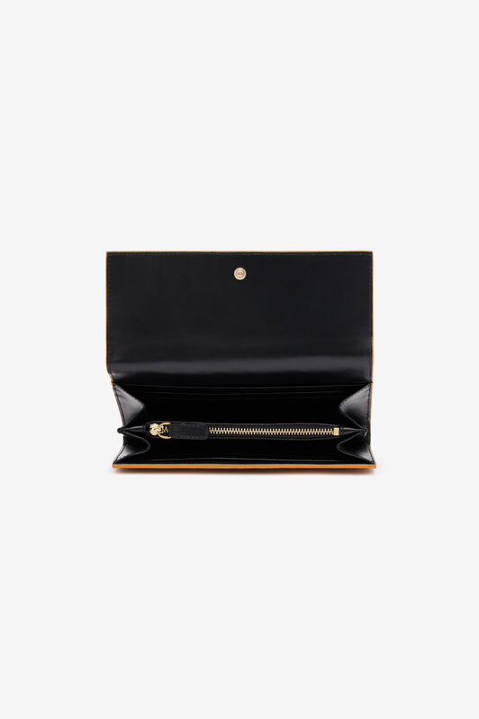 RC Rectangular Wallet in Ostrich-Effect RC Rectangular Wallet in Ostrich-Effect Yellow VKA007-PZ702