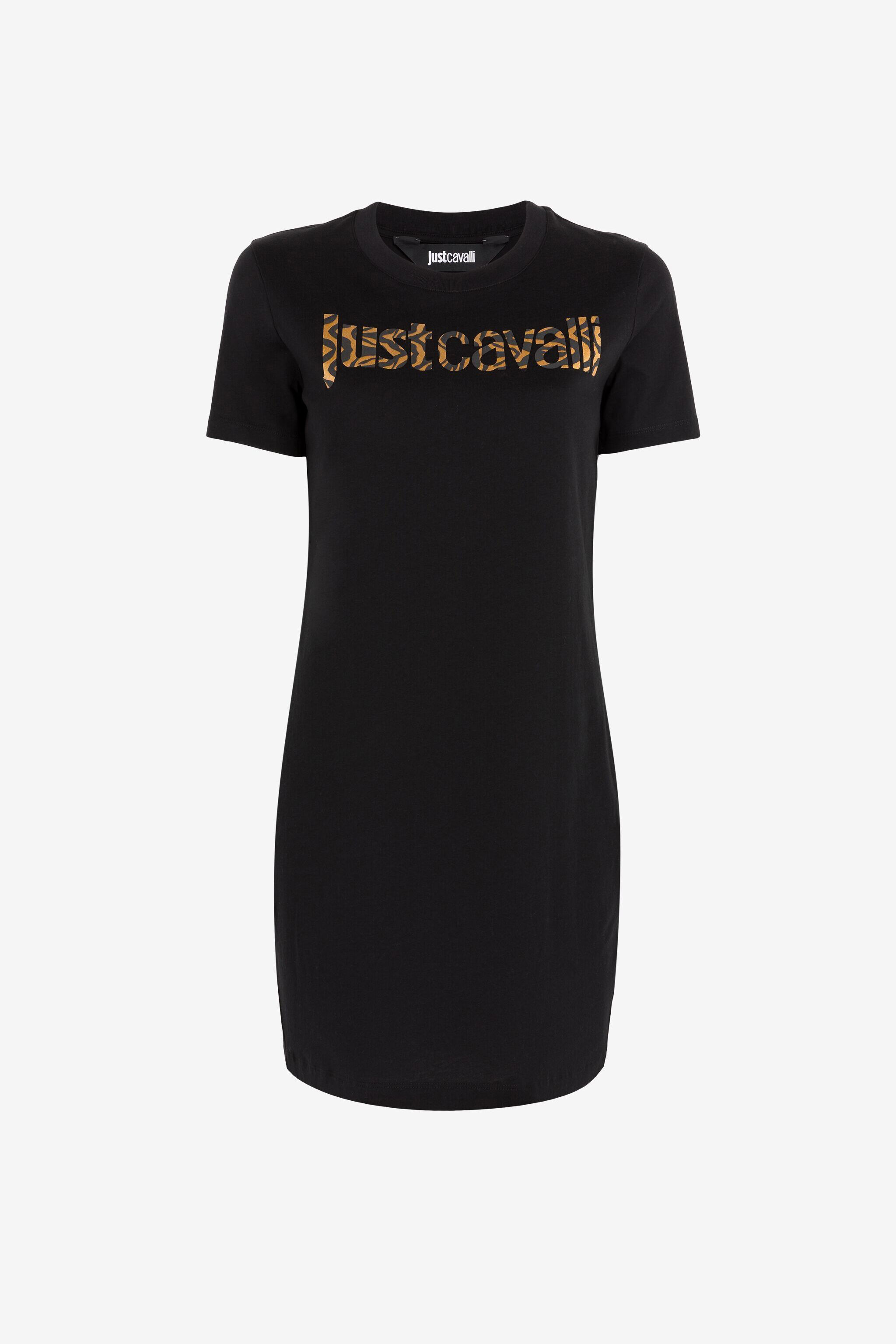 JC Mini-robe à logo Just Cavalli imprimé NOIR Q61537-Q0440