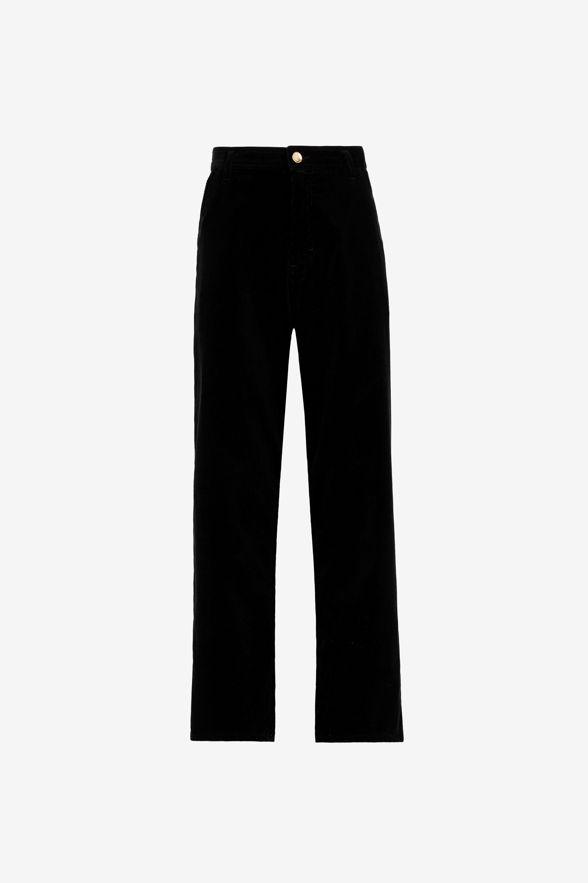 RC Pantalón de pana Tiger Tooth Negro NNT230-VL076