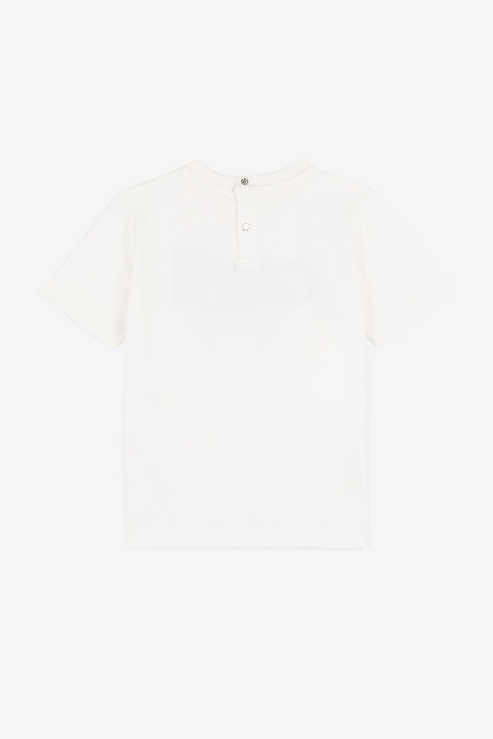 JU T-Shirt mit Logo-Print MILKY WHITE OJT674-ISA2J