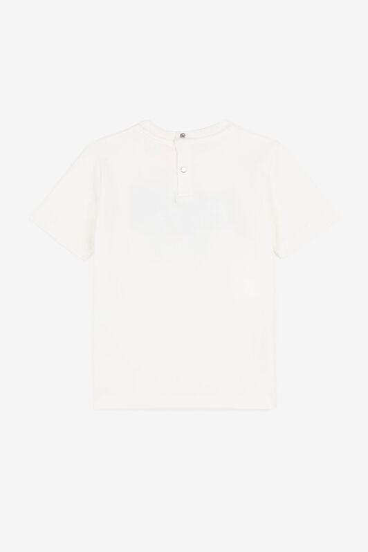JU T-Shirt mit Logo-Print JU T-Shirt mit Logo-Print MILKY WHITE OJT674-ISA2J