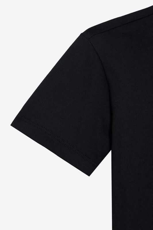 JU T-Shirt Nera Con Stampa Logata JU T-Shirt Nera Con Stampa Logata BLACK VJT60B-JD001