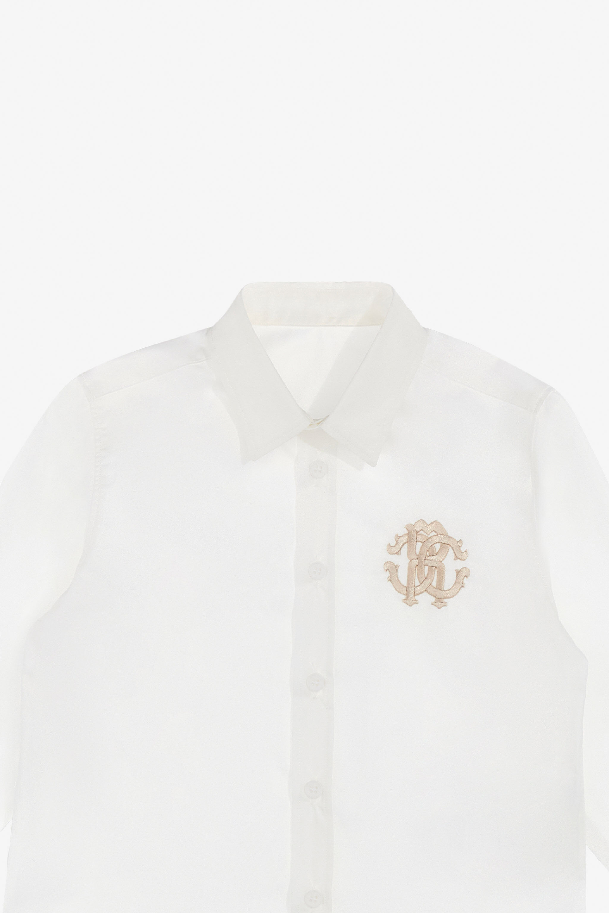 JU RC Monogram shirt Weiß SJT71A-CH004