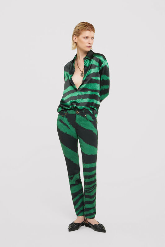 RC Shirt with Zebra Tribute print RC Shirt with Zebra Tribute print Green UWT704-RYP26