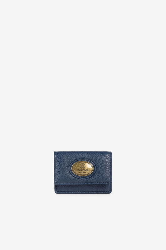 RC Portafoglio con Monogram RC Blu scuro JSA006-AB001