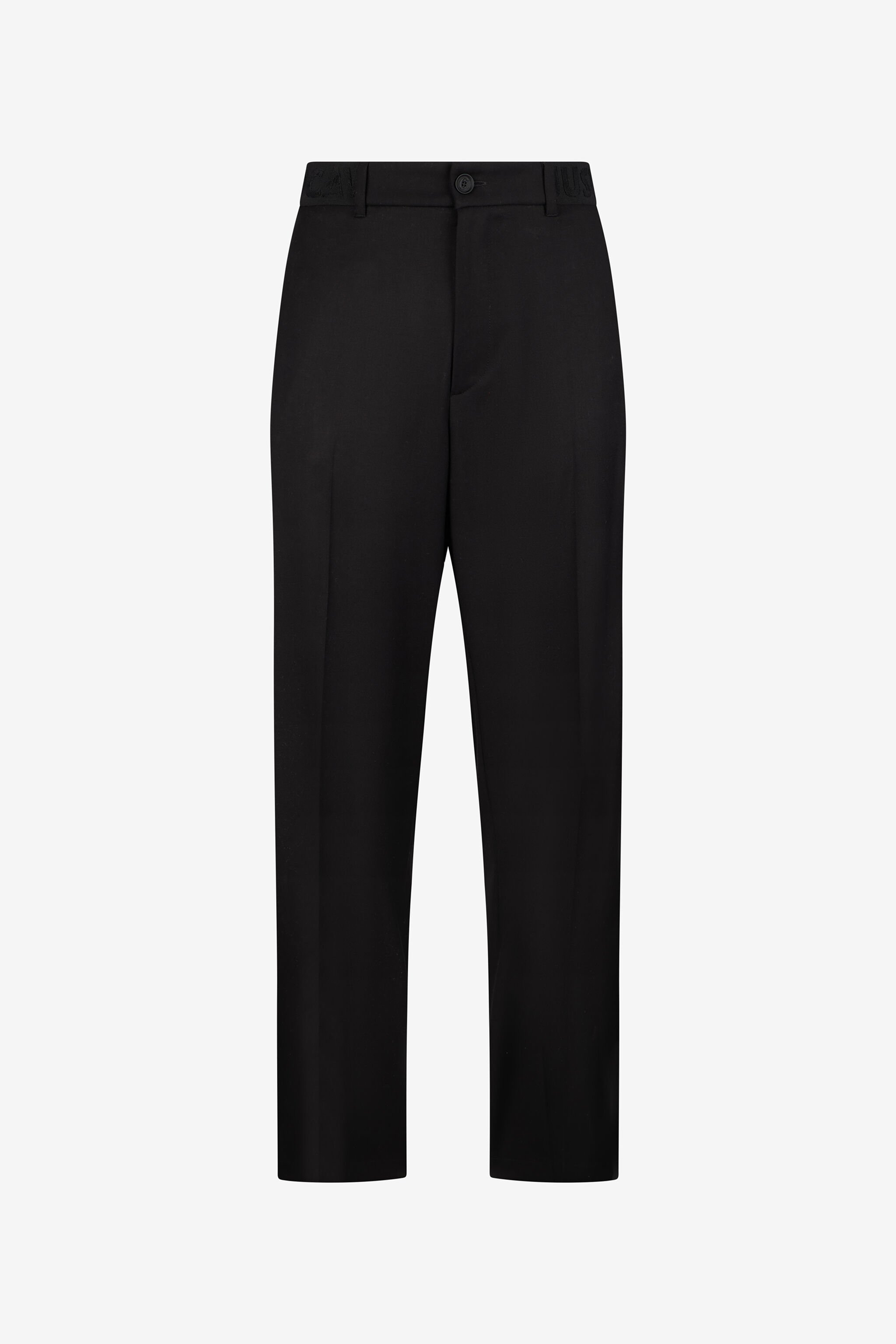 JC Pantalon Noir Ample avec Logo BLACK VFT012-VF012