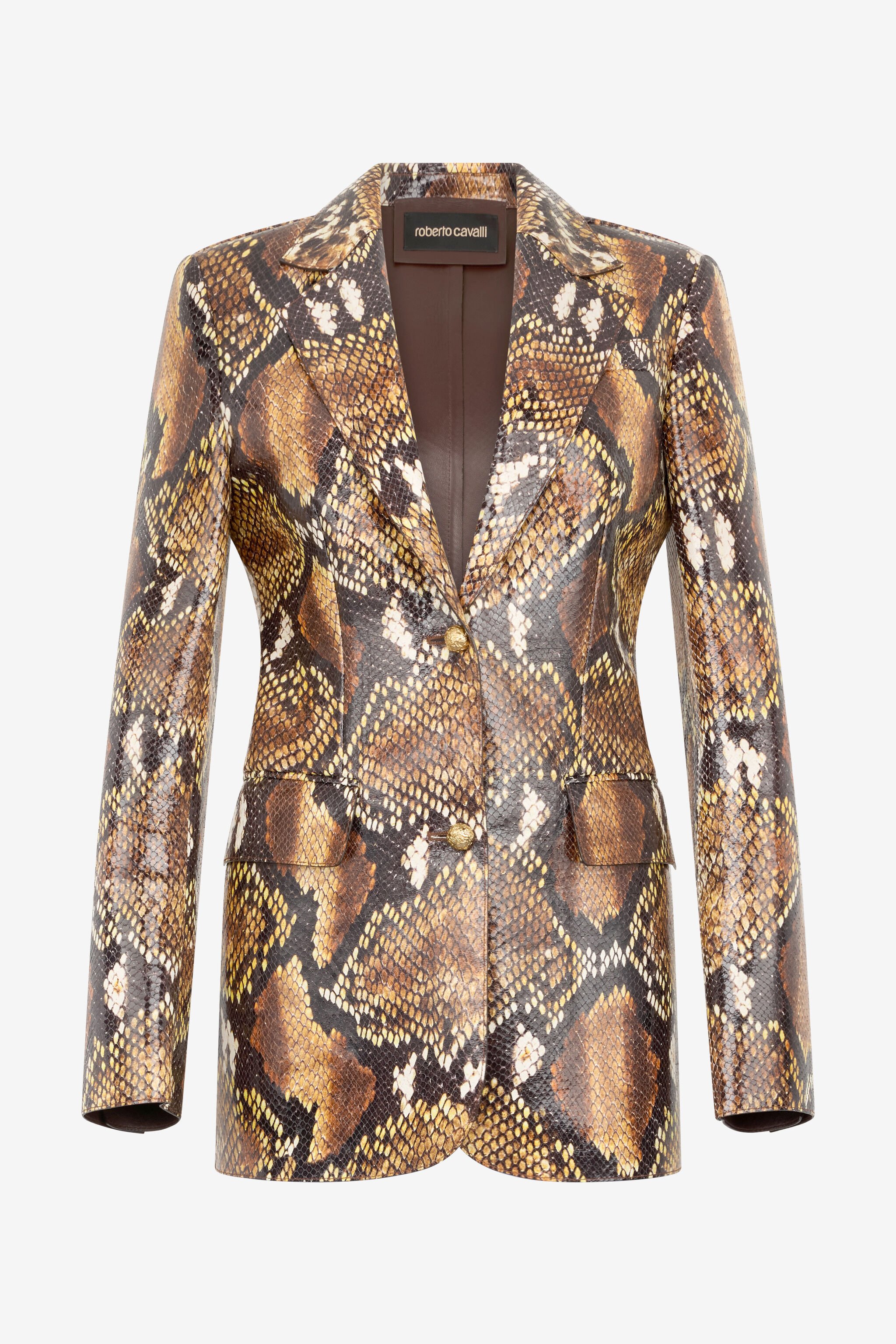 RC Python Print Jacket Brown UWP400-PN053