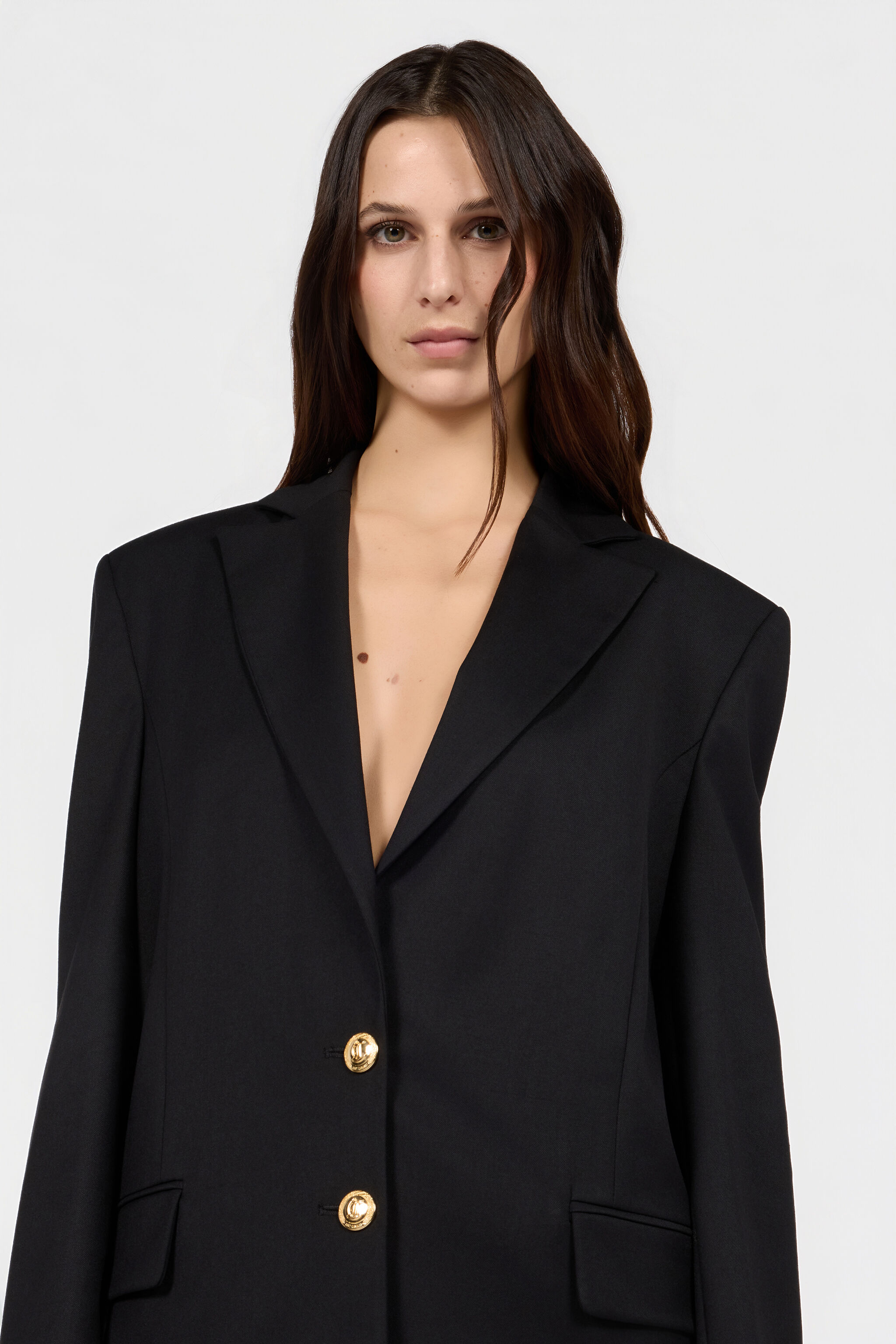 JC Schwarze Maßgeschneiderte Jacke BLACK VFT304-VF454