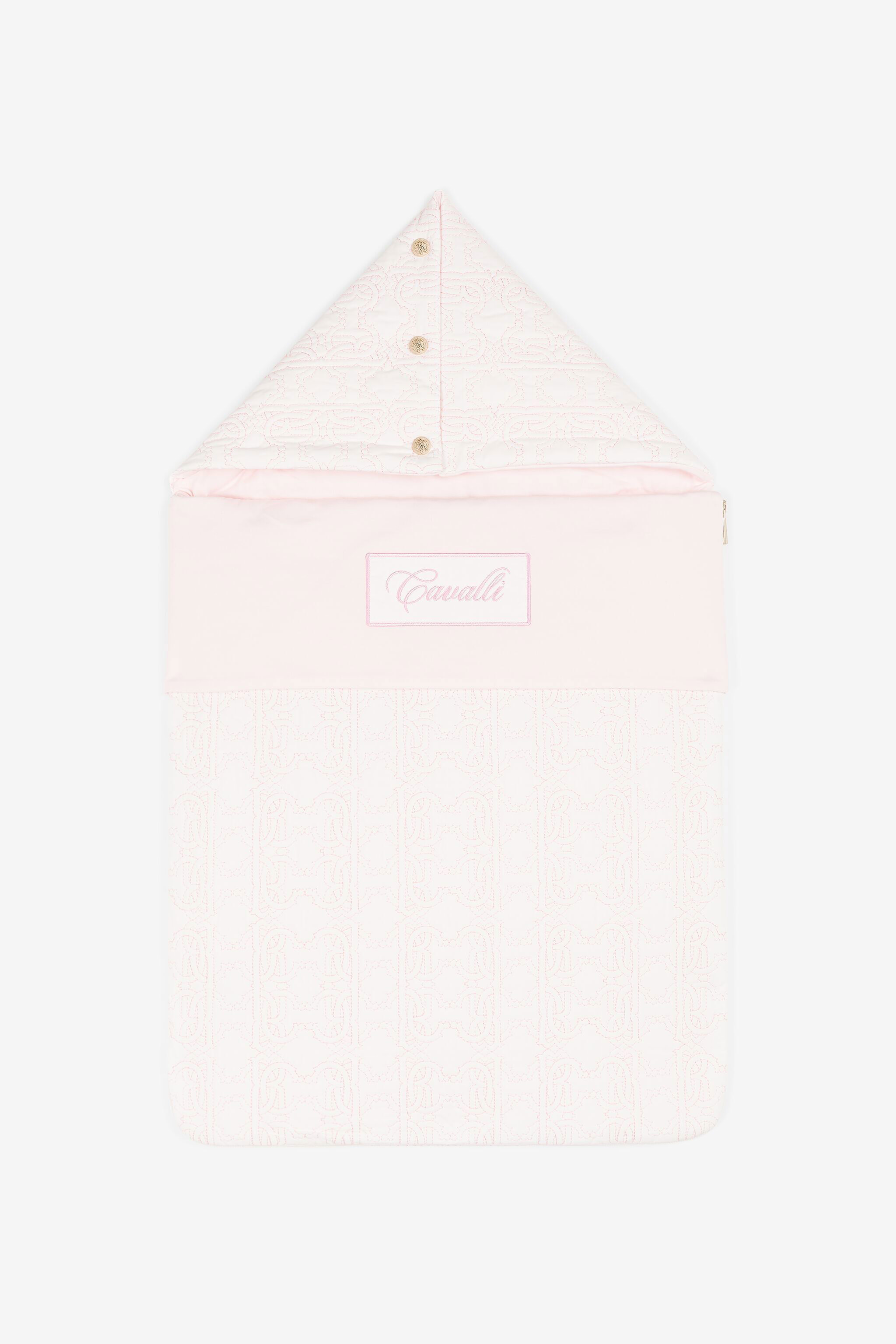 JU Baby-Nest mit RC-Monogramm-Bestickung BABY ROSE PJT822-JME21