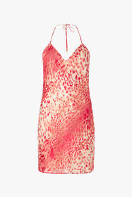 ${brand} Mini Dress With Jaguar Skin Print ${colorDescription} ${masterID}