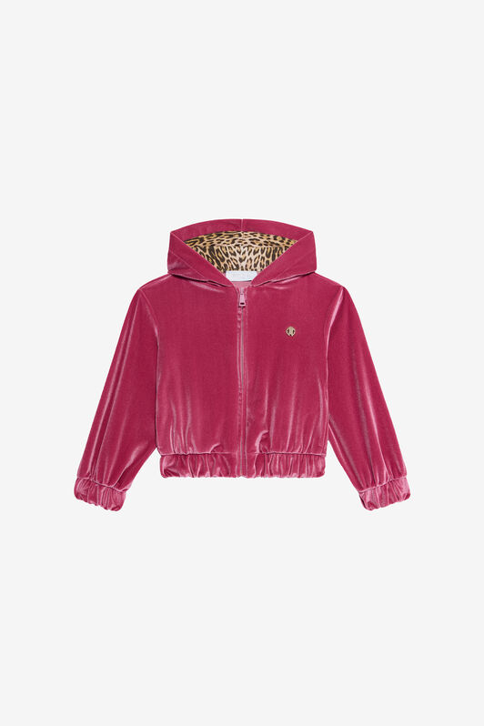 JU Fuchsia Sweatshirt with RC Monogram FUXIA BOUGANVILLE VJT69E-CJ001
