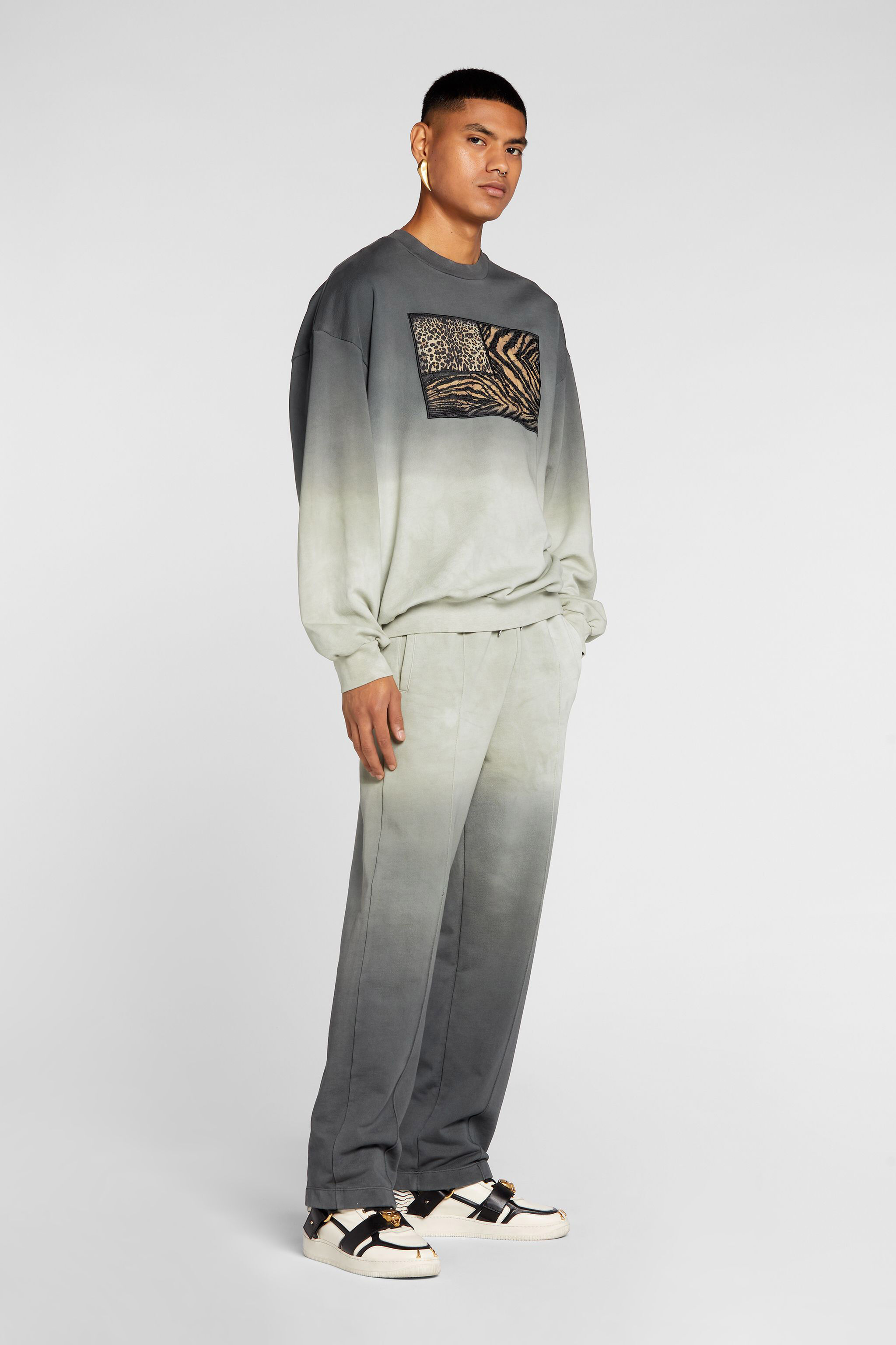 RC Faded Cotton Sweatpants Light green ORT25I-CF050
