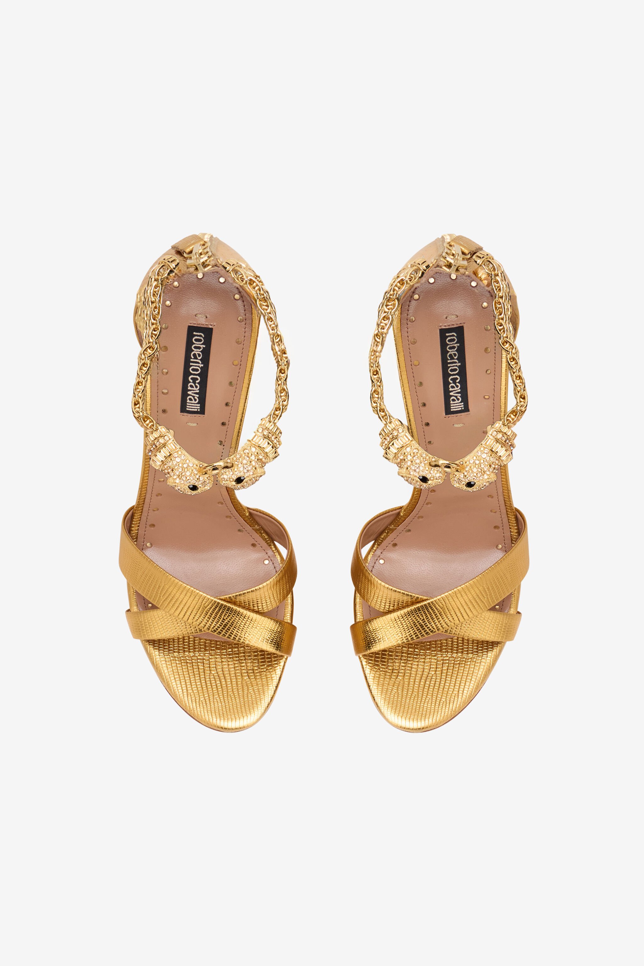 RC Roar Gold Leather Sandals GOLD SKS132-PZS14