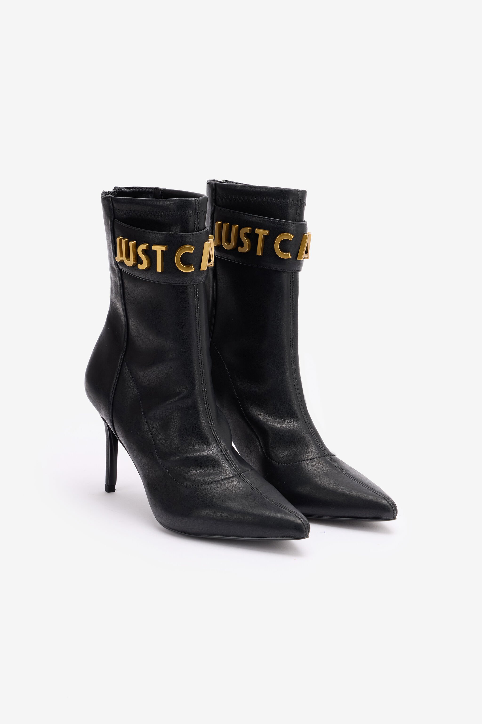 JC Stiefel mit Schriftzug Schwarz TFS060-TF380