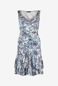 ${brand} Short Dress with Jungle Print ${colorDescription} ${masterID}