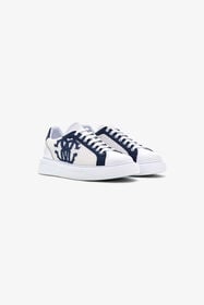 ${brand} Leder-Sneakers mit Logo ${colorDescription} ${masterID}
