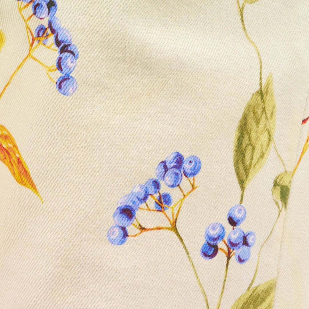 RC Miami Flowers Print Flare Pants GREEN/FUCHSIA WQJ205-DAR32