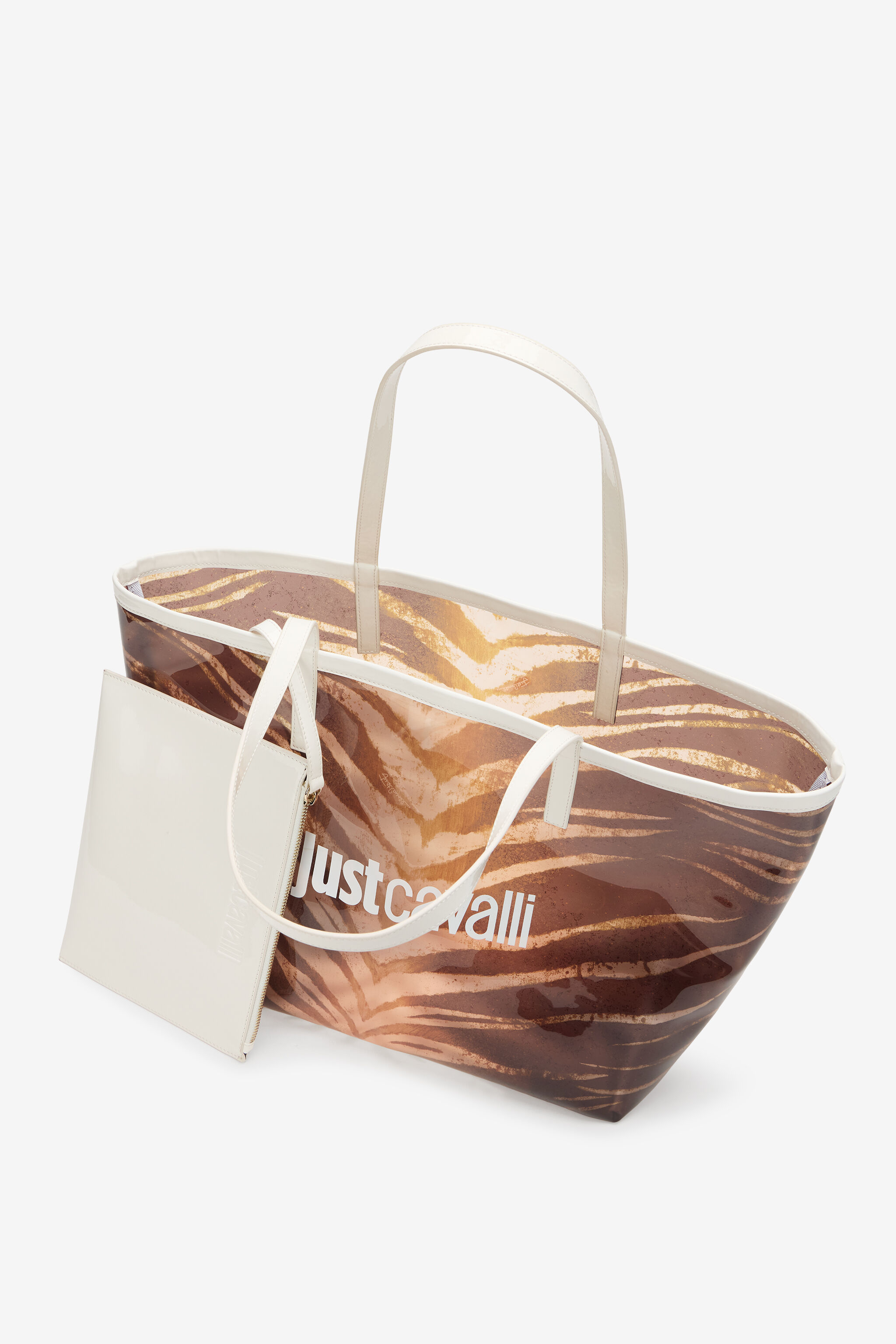 JC Bolsa De Compra Con Estampado Natural Barb 751 BEIGE + 709 MARR WFB119-WF449