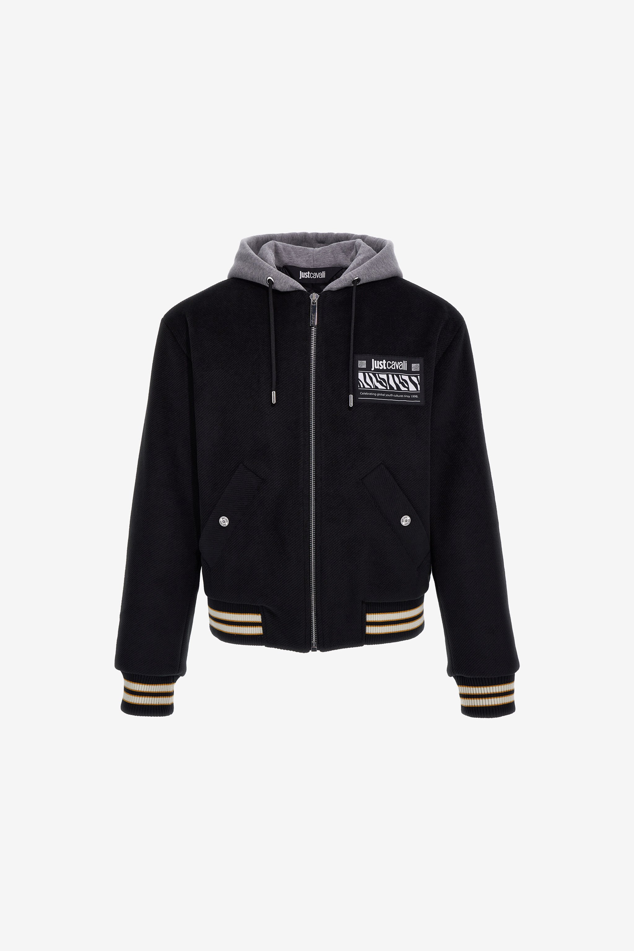 JC Giacca felpata logo Just Cavalli Nero RRT023-RR285