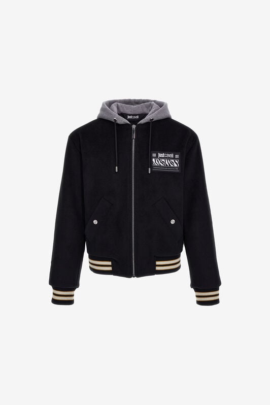 JC Giacca felpata logo Just Cavalli JC Giacca felpata logo Just Cavalli Nero RRT023-RR285
