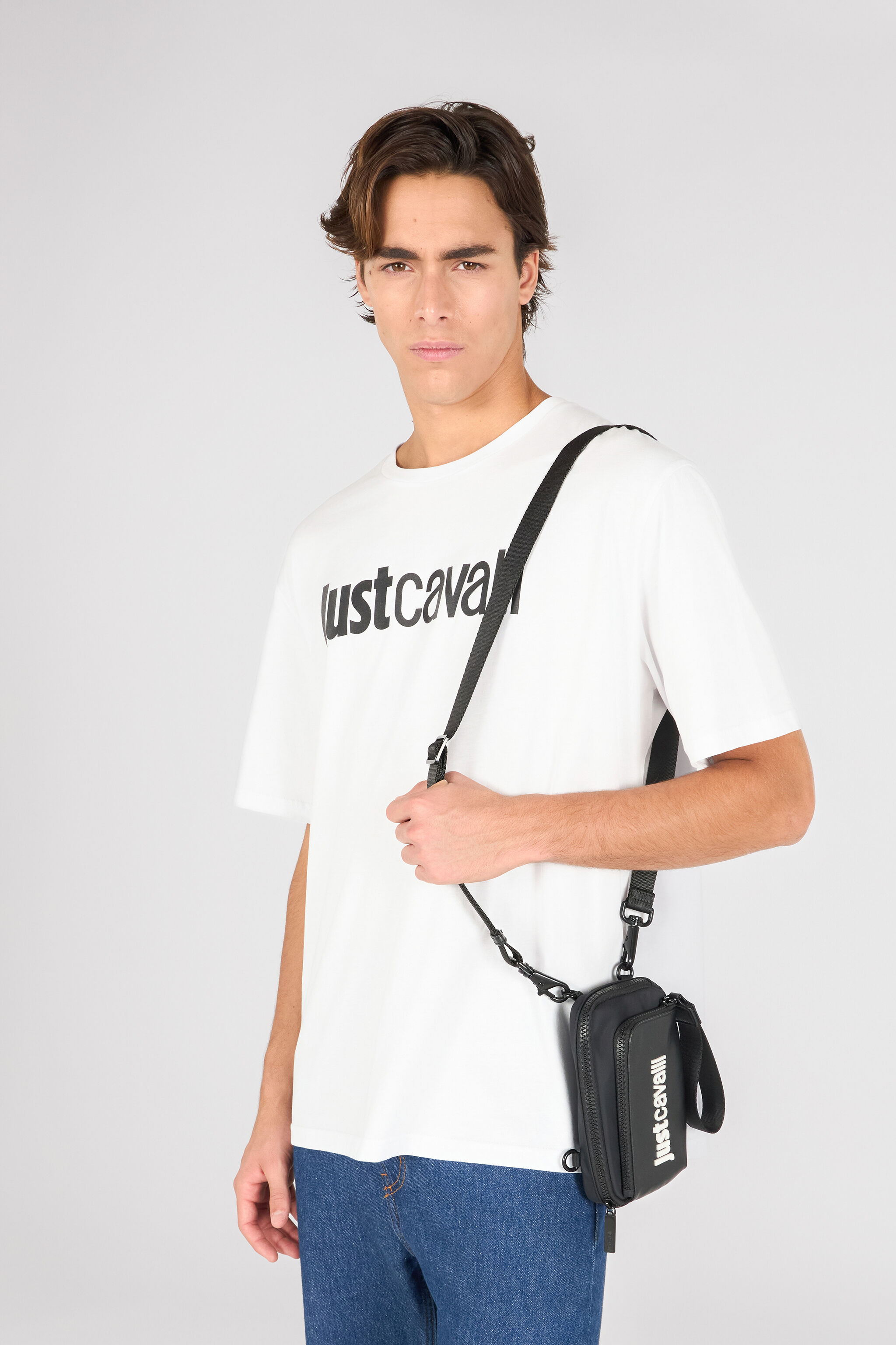 JC Man Shoulder Bag Black RRB025-RR082