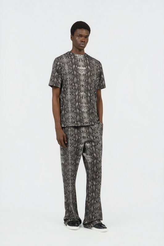RC Python Print T-Shirt PYTHON DARK GREY SOT60L-JD020